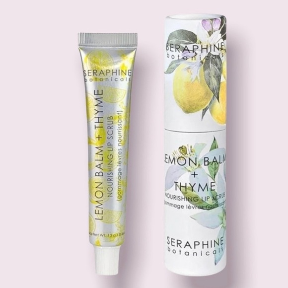 SERAPHINE BOTANICALS Lemon Balm,Thyme,Nourishing Lip Scrub - Picture 2 of 4
